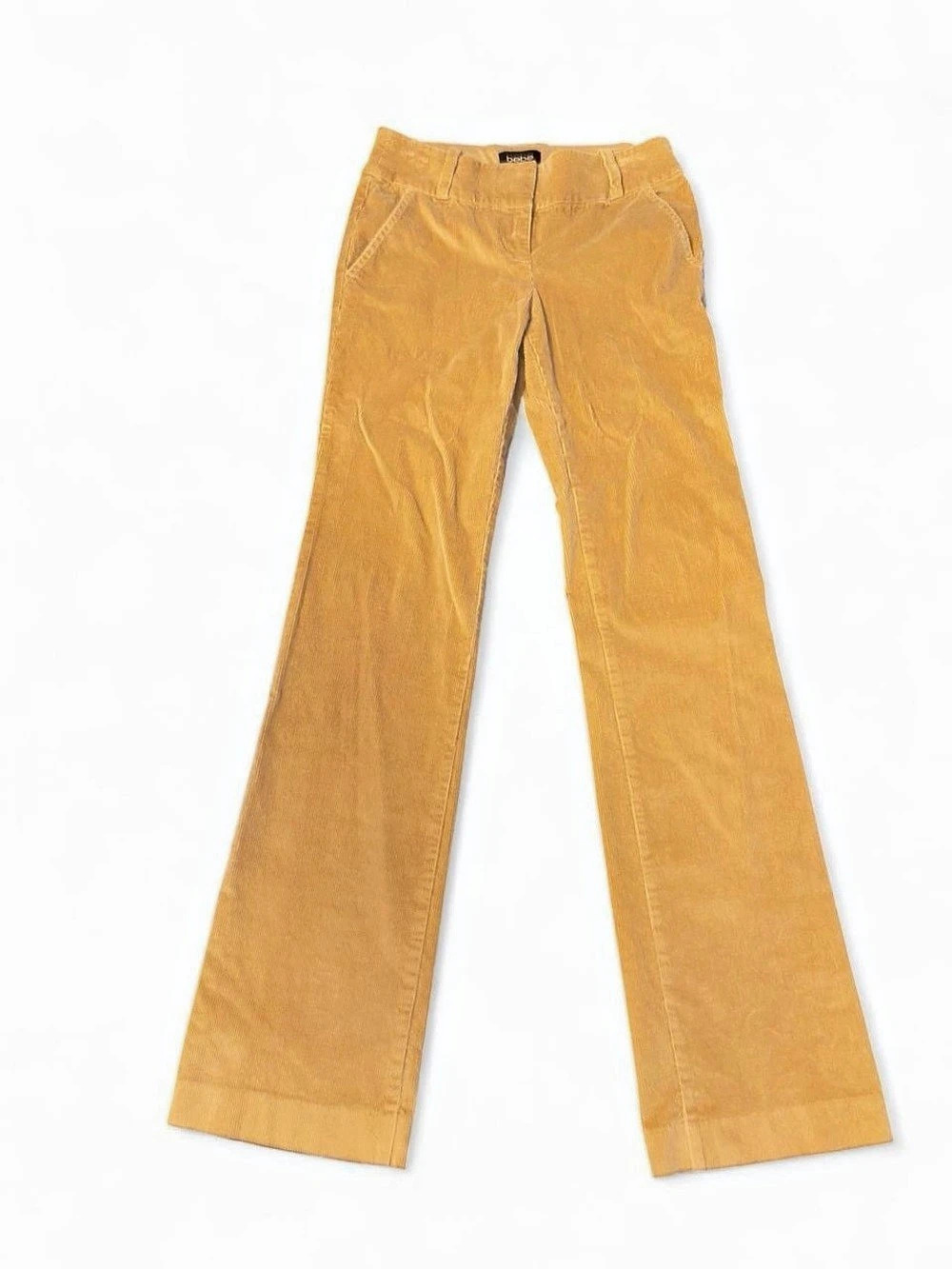 bebe Flare Pants in yellow Size 2